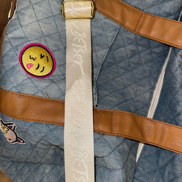 LUV Betsy Quilted Denim Tote Bag - Picture 10 of 10